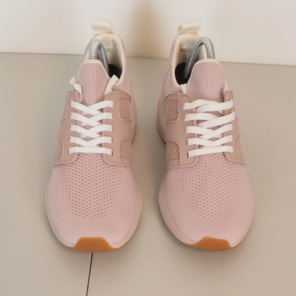 NWOB Tory Burch T Sock Knit Runner Designer‎ Sneakers Pink 136629 Women's 9.5M